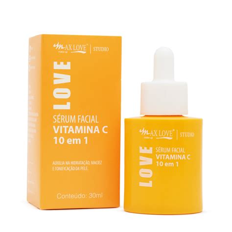 Sérum Facial Vitamina C 10 em 1 Max Love 30ml Max Love