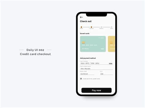 Daily UI 002 by Elina Eihvalde on Dribbble