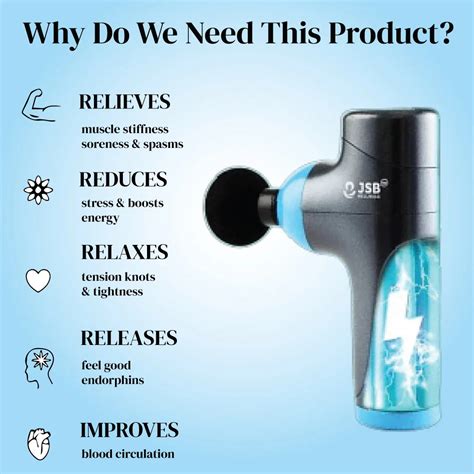 Percussion Massage Gun India | Buy JSB HF164 Online – JSB Healthcare