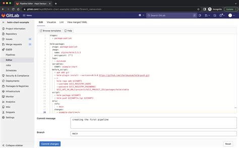 Image result for Creating Helm Chart Using Git Bash