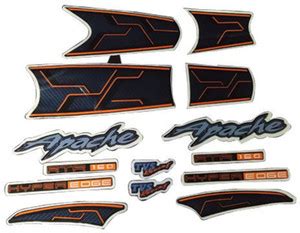 TVS Sticker & Decal for Bike Price in India - Buy TVS Sticker & Decal ...
