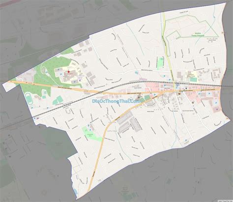 Map of Paoli CDP, Pennsylvania - Thong Thai Real