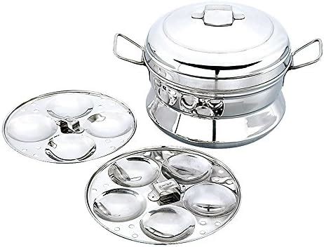 Eleven Rings Stainless Steel Idli Cooker/Idli Maker - 3 Plates | Makes ...