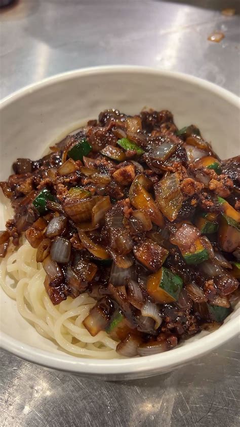 Jajangmyeon Noodles Jajangmyeon | Korean Black Bean Noodles | Hip