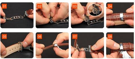 Watch bands Stainless Steel Push Button Butterfly Deployment India | Ubuy
