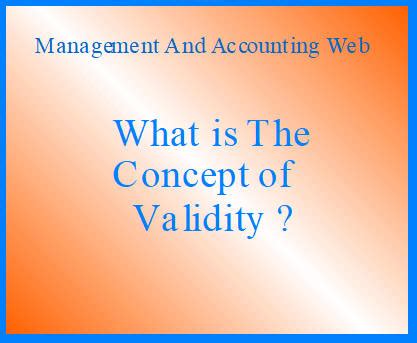 Image result for Define Validity
