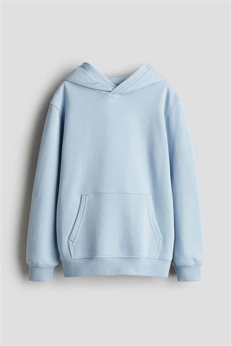Hoodie - Light blue - Kids | H&M US