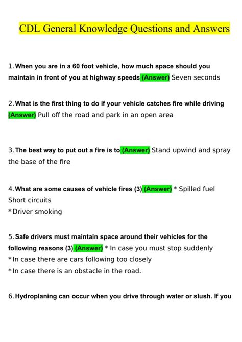 Image result for CDL Knowledge Exam