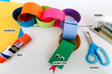 Image result for Print Out Paper Chain Snake