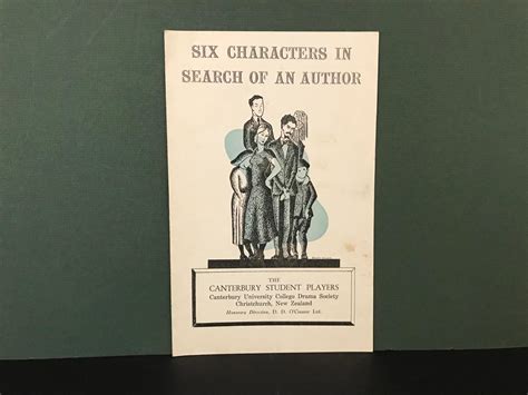 Six Characters in Search of an Author - By Luigi Pirandello - The ...