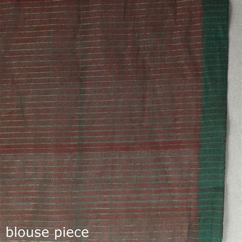 Traditional Venkatagiri Handloom Cotton Zari Stripe Saree 19