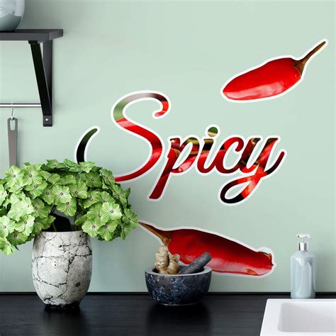 Spicy Wall Sticker | wall-art.com