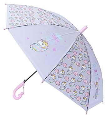 CHAATEWALA™ Pink Translucent Keep Calm and be Unicorn Umbrella for Kids ...
