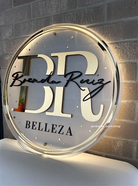 Custom personalised clear acrylic business sign logo various etsy uk ...