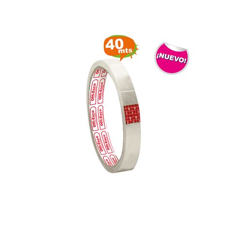 Cinta transparente 12 mm x 40 mts – Offi-Esco