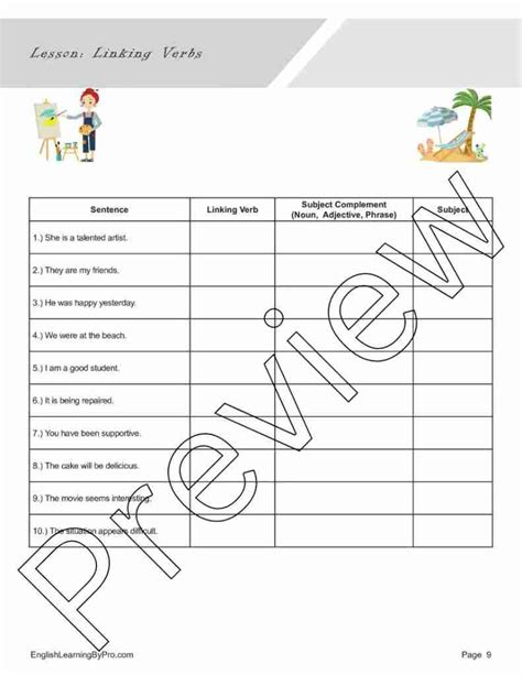 Linking Verbs Lesson 的图像结果