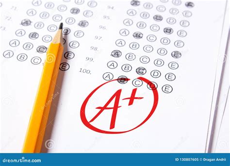 A Plus Grading Stock Image | CartoonDealer.com #16275475