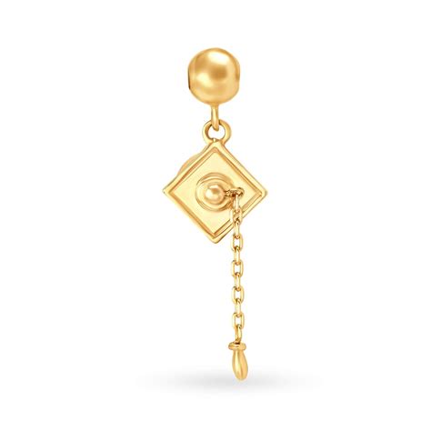 Buy Mia by Tanishq 14KT Yellow Gold Charm with Dangling Chain at Amazon.in