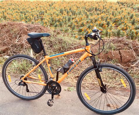 Firefox Bikes 700C (Gypsy V 21S) Hybrid Bike | Mustard/Black 18 ...