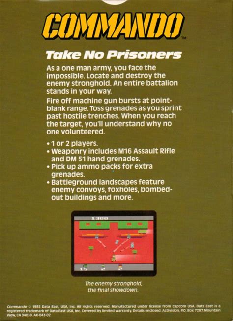 Image result for Commando Atari