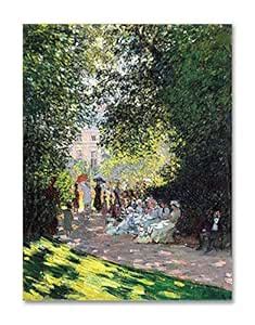 Tamatina Claud Monet Art Canvas Paintings | The Parc Monceau ...