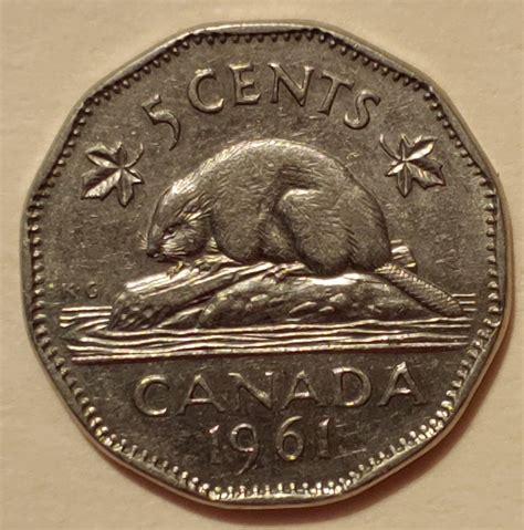 1961 Canadian Five Cent Coin - Coin Community Forum