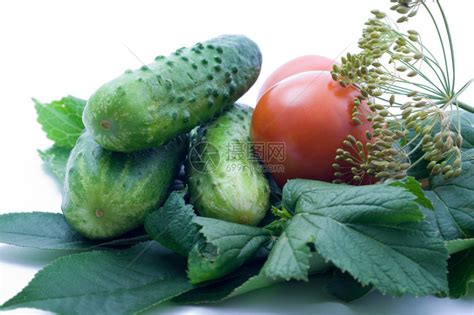 新鲜成熟的西红柿黄瓜和辣椒绿菜高清图片下载-正版图片506975048-摄图网