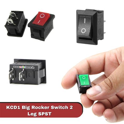 Big Rocker Switch 2 Leg SPST - Reliable ON/OFF Control for Your Devices