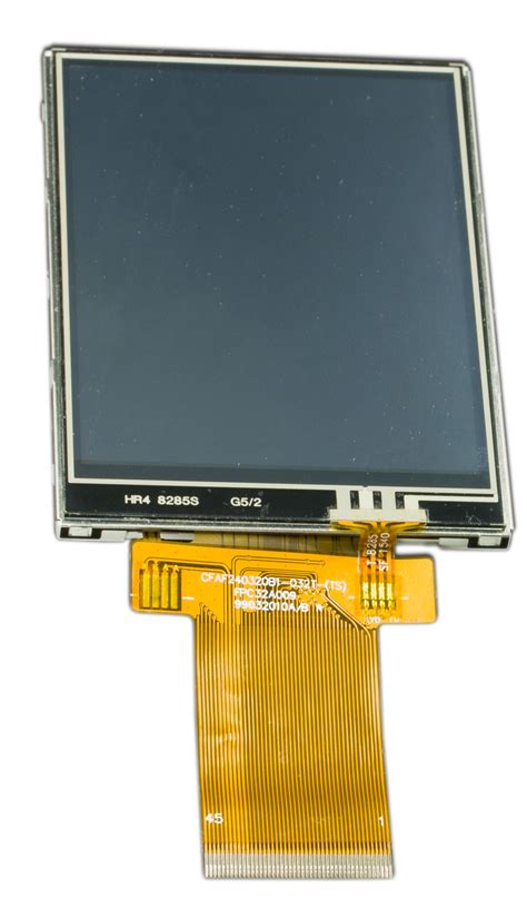 3.2" 240x320 Resistive Touch TFT LCD from Crystalfontz