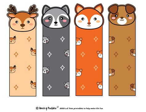 Free Cute Printable Bookmarks: Fun Designs! - Printables for Everyone