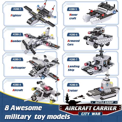 WishaLife Aircraft Carrier Building Blocks Set - 1320 Pieces - India | Ubuy