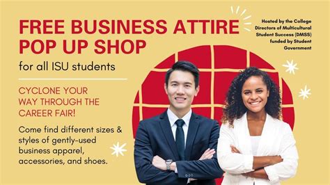 Free Business Attire Pop Up Shop, Iowa State University, Ames, January ...