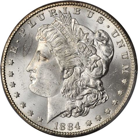 1884-CC Morgan Silver Dollar. MS-64 (PCGS).拍卖成交价格及图片- 芝麻开门收藏网