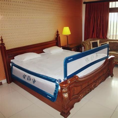 SAFE-O-KID Fully Foldable Bed Rail Guard - Blue (5FT/152CM), Pack of 1 ...
