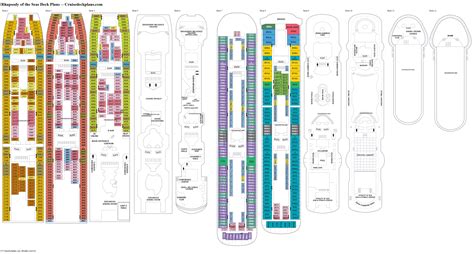 Rhapsody of the Seas Deck 7 Deck Plan Tour