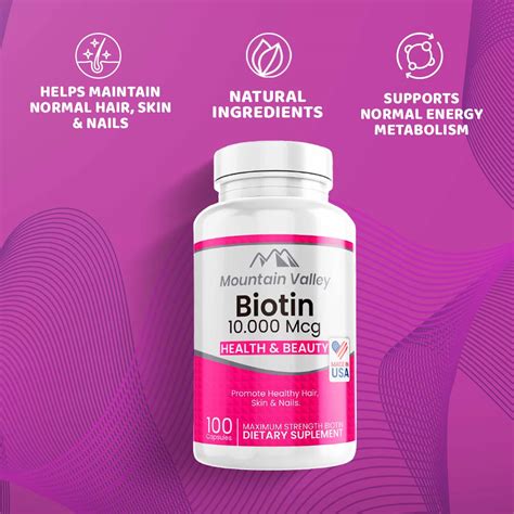 Biotin Maximum Strength – Mountain Valley