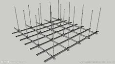 吊顶龙骨结构 - SketchUp模型库 - 毕马汇 Nbimer