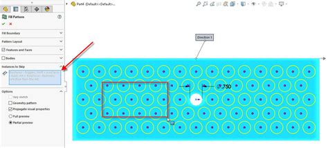 Fill Pattern SolidWorks 的图像结果
