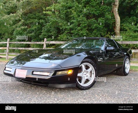 1996 Black C4 Corvette Coupe Stock Photo - Alamy