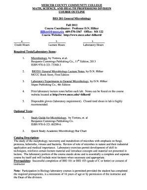 Fillable Online mccc MATH, SCIENCE, AND HEALTH PROFESSIONS DIVISION ...