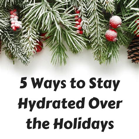 5 Ways to Stay Hydrated Over the Holidays – Kor Water