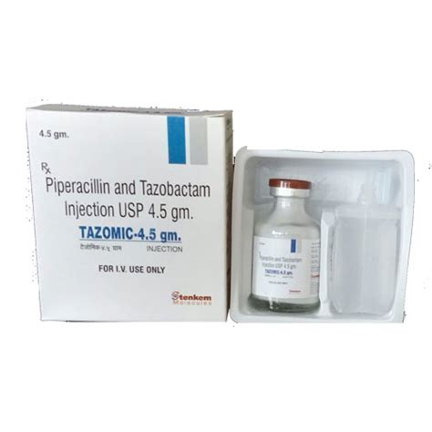TAZOMIC-4.5GM Injection Stenkem Molecules Pvt. Ltd.