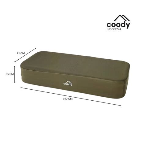 Promo Coody Air Mat Camping Mattress 35cm – Kasur Angin Self Inflating ...