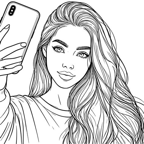 Realistic Girl coloring pages - ColoringLib