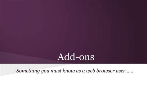 Image result for What Is Add-Ons