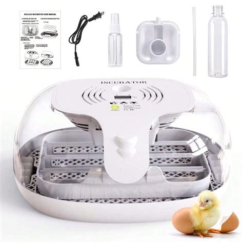 16 Egg Incubator For Hatching Eggs, Humidity And Hatch Day Display ...