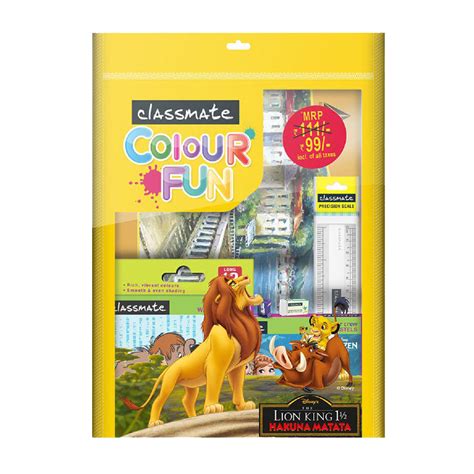 Classmate Combo Kit - Stationery Colour Art Fun, 6 pcs – Fetch N Buy