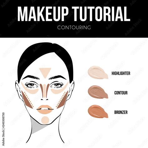 Image result for Makeup Contour Chart