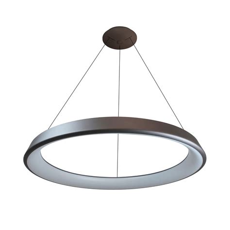 Lámpara de techo colgante de 48W ajustable de alto. Modelo Lizer café