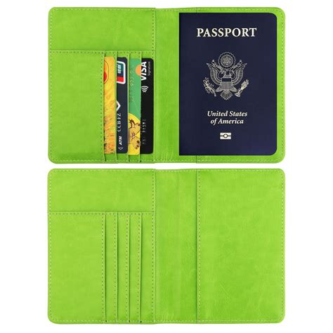 现货RFID防磁美国护照套防扫描搭扣护照保护套银行卡套多卡位机票-阿里巴巴